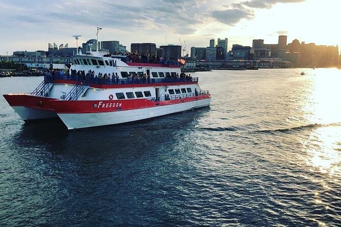 Narrated Sunset Cruise of Boston Harbor - Logan Airport and planes overhead