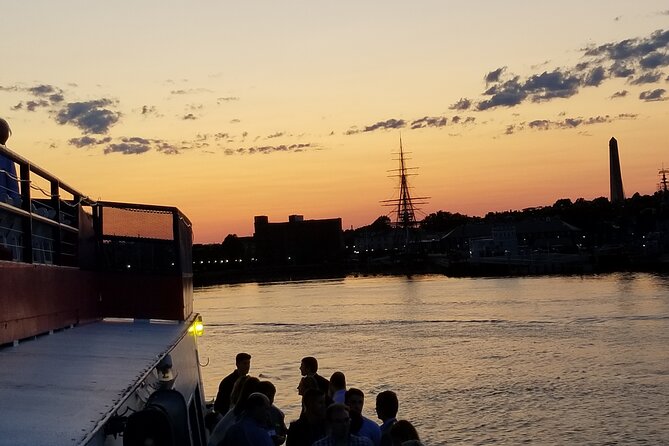 Narrated Sunset Cruise of Boston Harbor - Bunker Hill Monument and the North End
