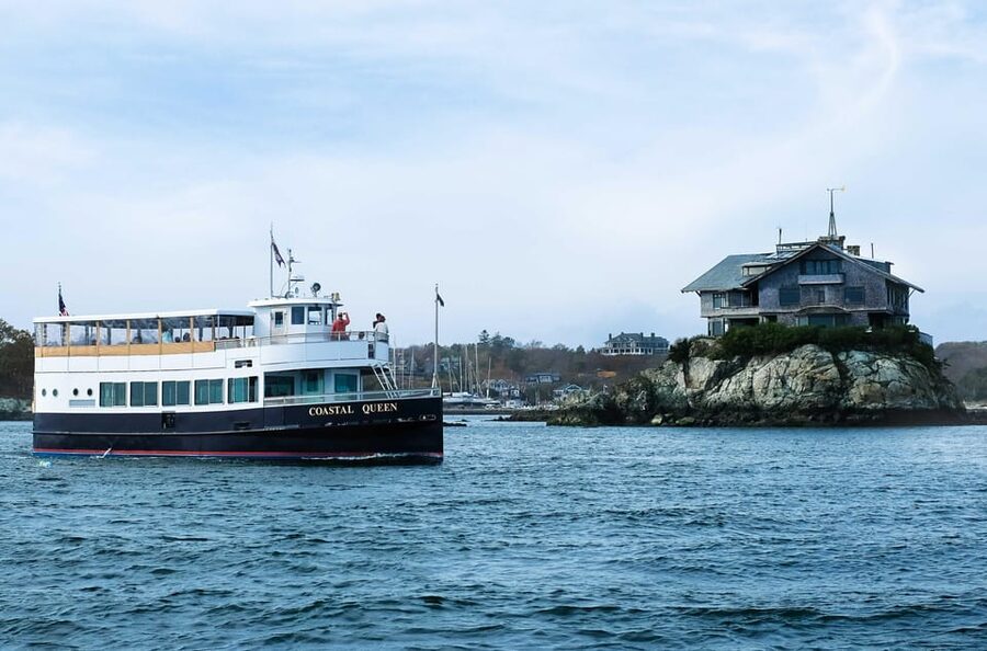 Newport, Rhode Island: Scenic Narragansett Bay Cruise - Bowen’s and Banister’s Wharves at the Start