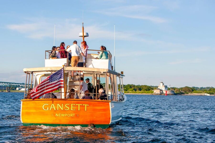 Newport, RI: Evening Cruise on Newport Harbor - Castle Hill Lighthouse and the House on the Rock