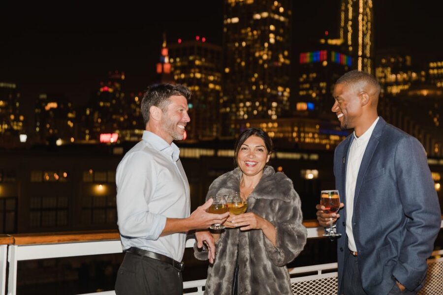 NYC: Christmas Eve Buffet Lunch or Dinner Harbor Cruise - Music, games, and a holiday party mood