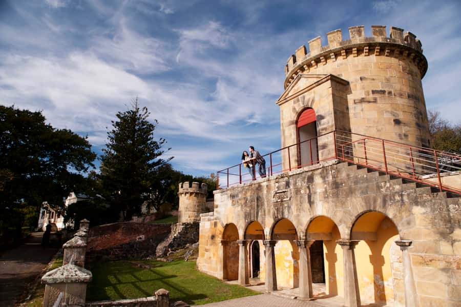 Port Arthur Tasman Sights with Harbour Cruise - The Hobart pickup and the road south