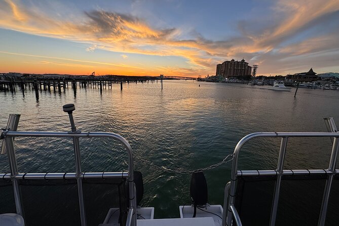 Private Destin Harbor Boat Tour Adventure - The Double-Decker Pontoon Setup
