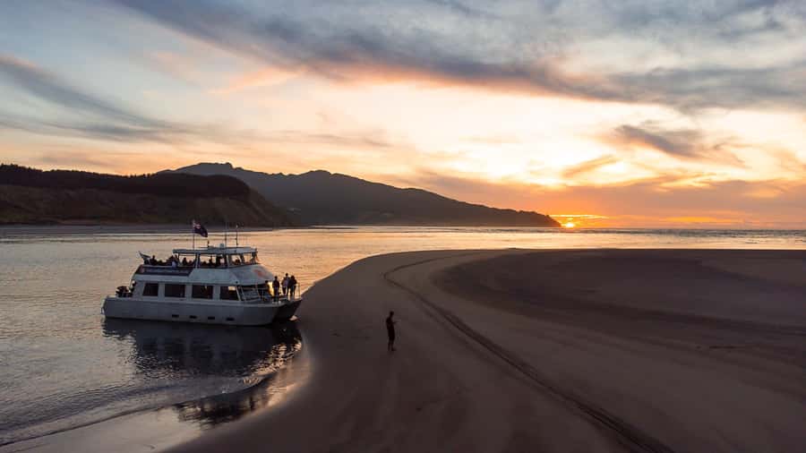 Raglan: Scenic Harbour Sunset Cruise - Pā sites, bays, and stories from the harbour