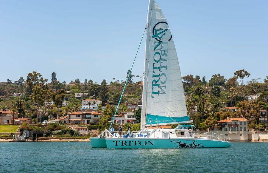 San Diego Harbor Cruise: 2.5 hour Catamaran Cruise - Setting out from Shelter Island