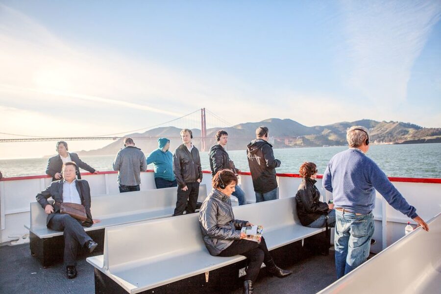 San Francisco: Golden Gate Bay Cruise - Marin Headlands, Sausalito, and the return across the bay