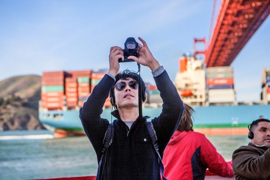 San Francisco: Golden Gate Bay Cruise - The audio commentary and onboard comfort