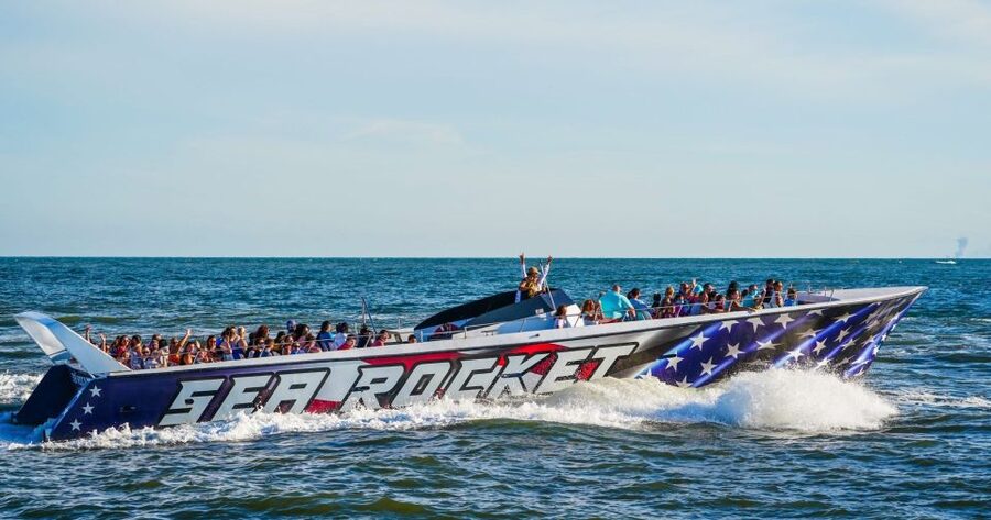 Sea Rocket Sunset & OC Harbor Cruise in Ocean City, MD - A crew that keeps the hour easy