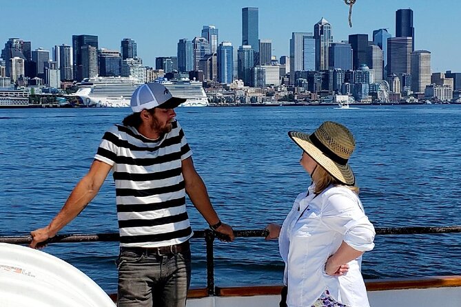 Seattle Sailing Harbor Tour - Elliott Bay and the Seattle skyline