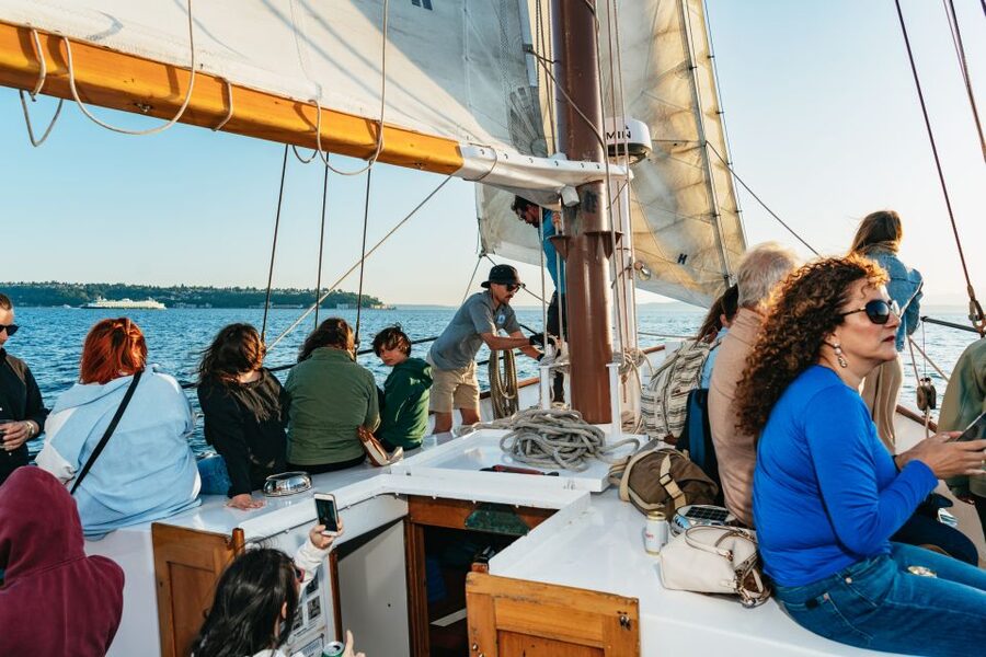 Seattle: Tall Sailboat Sunset Harbor Cruise - How cold will the deck feel?