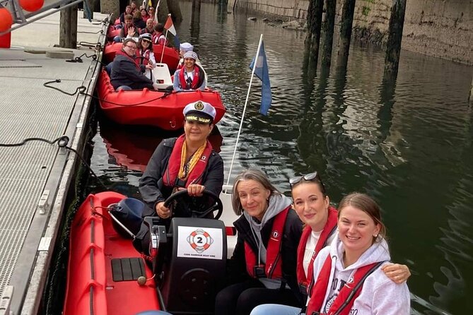 Self Drive Boat Tours of Cork Harbour. Be your own captain! - Cobh’s promenade from the water
