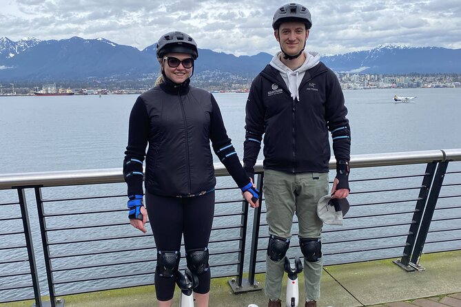 Small Group Stanley Park and Coal Harbour Segway Tour - Learning to ride a mini Segway with Glen