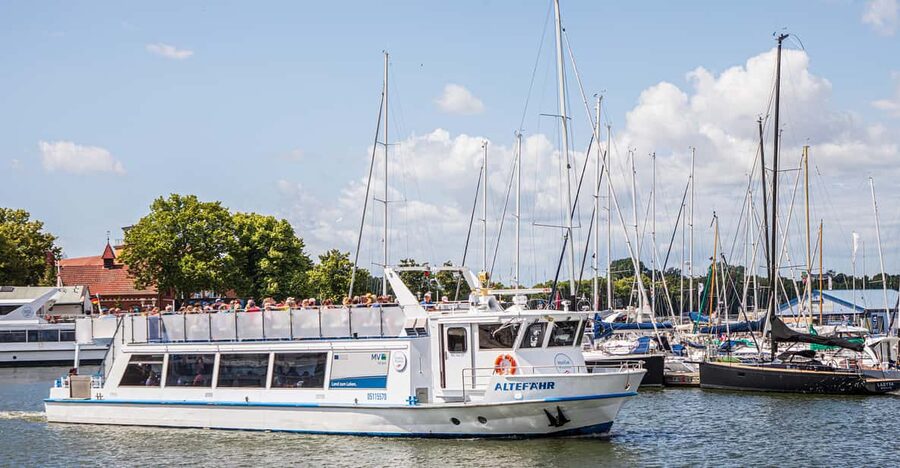 Stralsund: 1-Hour Harbor Cruise - Returning past the city’s best-known sights