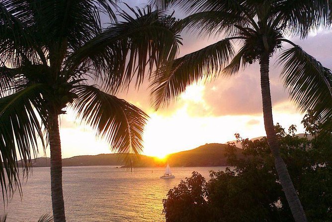 Sunset & Harbor Lights Dinner Sail from the Marriott's Frenchman's Cove - Getting comfortable aboard The VI Cat