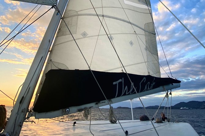 Sunset & Harbor Lights Dinner Sail from the Marriott's Frenchman's Cove - Open bar, music, and the actual mood