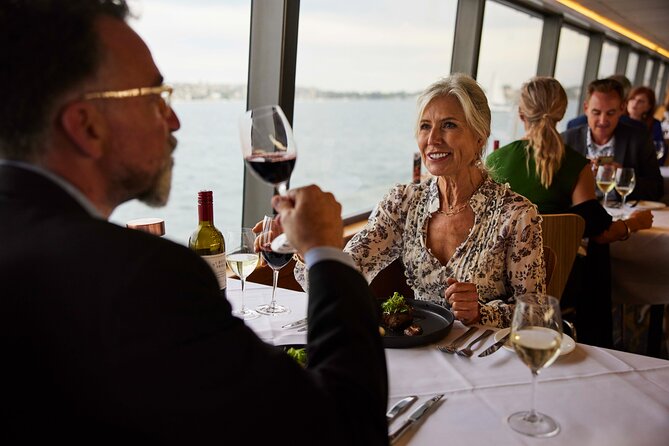 Sydney Gourmet Gold Penfolds Dinner Cruise from Darling Harbour - Six Courses With Sydney Harbour Outside the Window