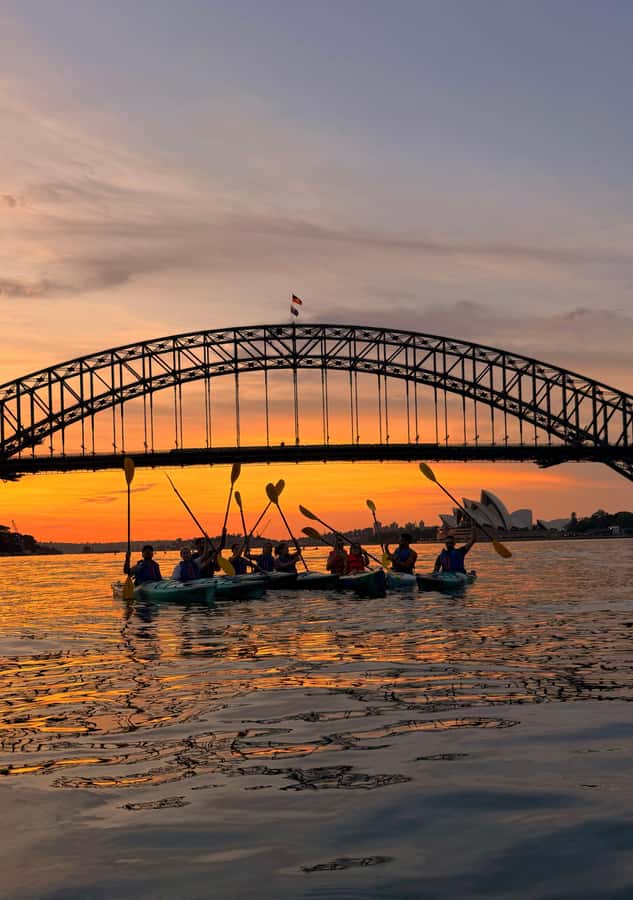 Sydney Sunrise Kayak Tour on Sydney Harbour - Luna Park as the city begins to wake