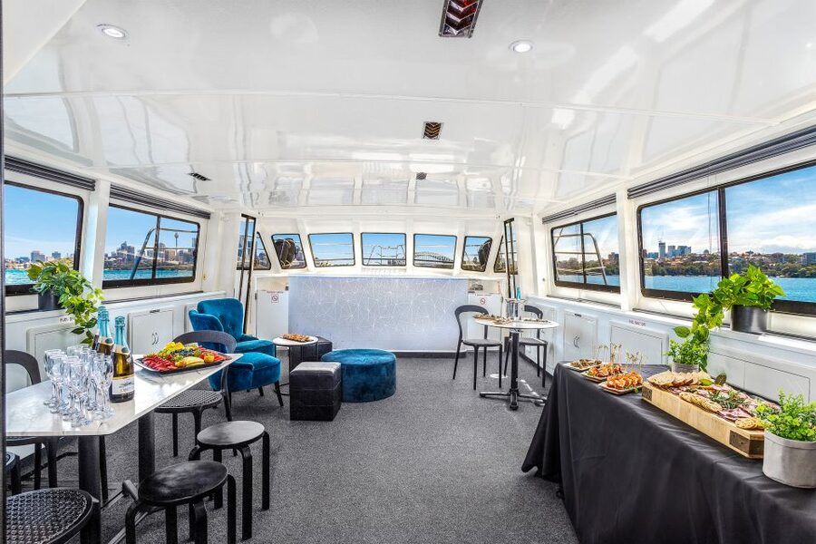 Sydney: Vivid Harbour Cruise with Canapes - Canapés that make this more than a sightseeing ride