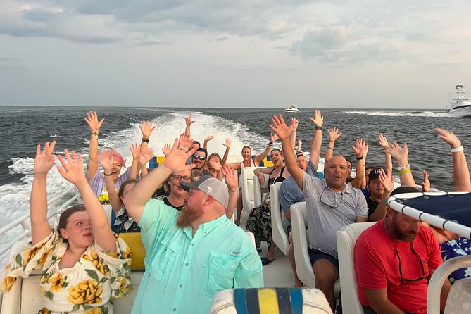 Thriller Sunset Dolphin Cruise in Destin Harbor - A Fast Start at Destin Harbor