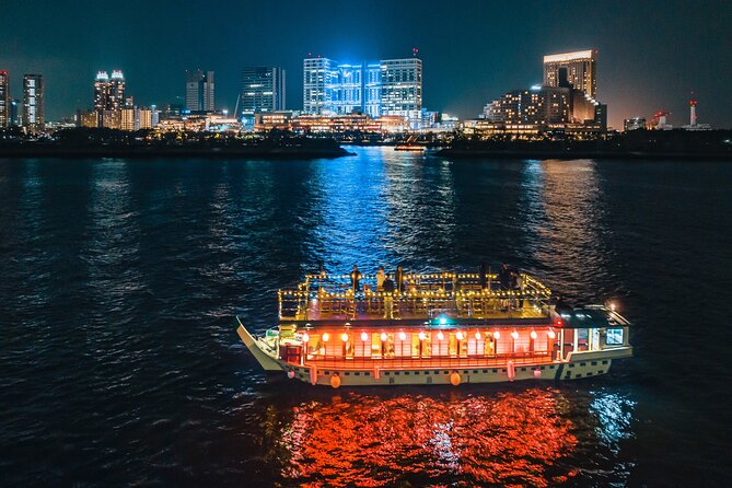 Tokyo Bay Yakatabune Dinner/Day Cruise with Japan Show and Drinks - Rainbow Bridge from the water