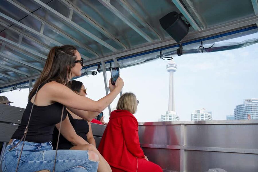 Toronto: Premium Driving Tour with Tower and Harbour Cruise - Starting high at the CN Tower